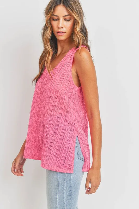 V-Neck Knit Tank