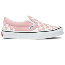 VANS Pink/White Checkerboard Classic Slip-On Youth Sneaker